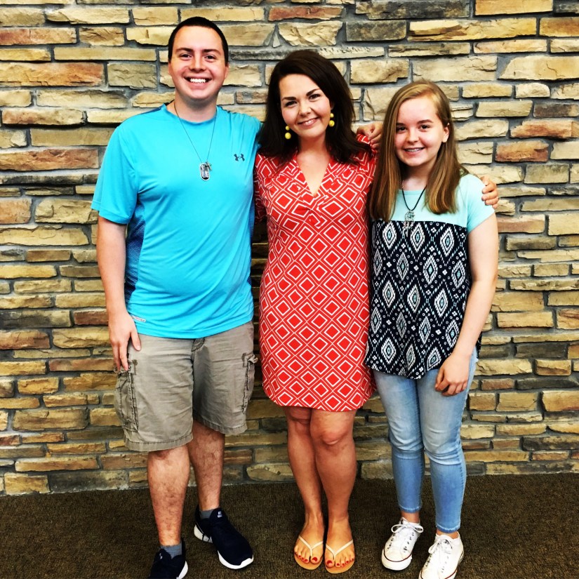 My sweet kids and I on Mother's Day :)